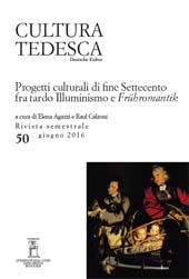 Article, Antichi misteri e nuova mitologia tra Spätaufklärung e Frühromantik, Mimesis