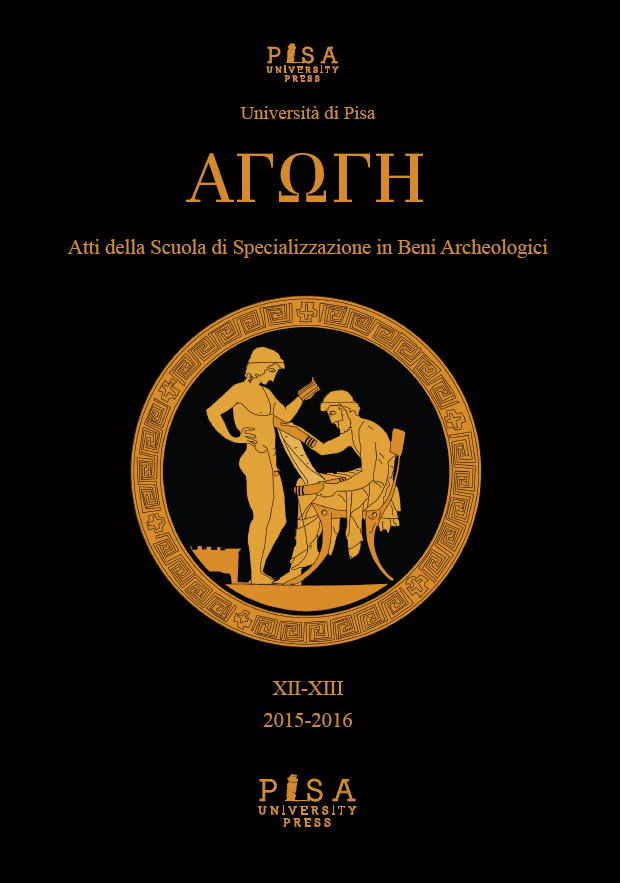 Article, Carità militare : scene di soccorso ad un ferito nella glittica ellenistica e romana, Pisa University Press