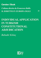 E-book, Individual application in Turkish constitutional adjudication, Key editore