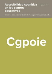 eBook, Accesibilidad cognitiva en centros educativos, Ministerio de Educación, Cultura y Deporte