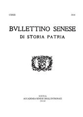 Heft, Bullettino senese di storia patria : CXXIII, 2016, Accademia senese degli Intronati