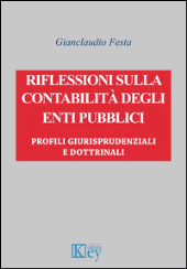 E-book, Riflessioni sulla contabilità degli enti pubblici : profili giurisprudenziali e dottrinali, Key editore