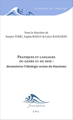 E-book, Pratiques et langages du genre et du sexe : déconstruire l'idéologie sexiste du binarisme, EME Editions