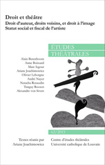 E-book, Droit et théâtre : Droit d'auteur, droits voisins, et droit à l'image, Academia