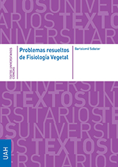 eBook, Problemas resueltos de fisiología vegetal, Sabater García, Bartolomé, Universidad de Alcalá