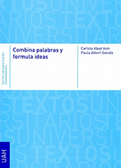 E-book, Combina palabras y formula ideas, Universidad de Alcalá
