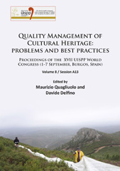 m, Quality Management of Cultural Heritage : problems and best practices : Proceedings of the XVII UISPP World Congress (1-7 September, Burgos, Spain), Archaeopress