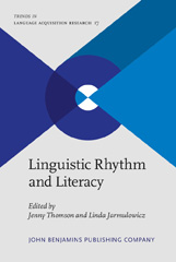 E-book, Linguistic Rhythm and Literacy, John Benjamins Publishing Company
