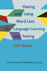 E-book, Making and Using Word Lists for Language Learning and Testing, John Benjamins Publishing Company