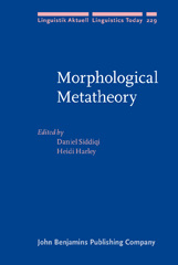 Morphological Metatheory - Harley, Heidi - Siddiqi, Daniel - John ...