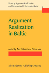 E-book, Argument Realization in Baltic, John Benjamins Publishing Company