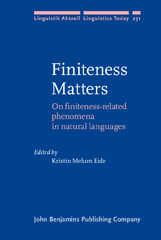 E-book, Finiteness Matters, John Benjamins Publishing Company