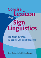 E-book, Concise Lexicon for Sign Linguistics, Nijen Twilhaar, Jan., John Benjamins Publishing Company