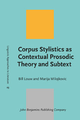 E-book, Corpus Stylistics as Contextual Prosodic Theory and Subtext, John Benjamins Publishing Company