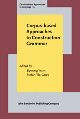 E-book, Corpus-based Approaches to Construction Grammar, John Benjamins Publishing Company