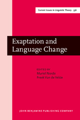 E-book, Exaptation and Language Change, John Benjamins Publishing Company