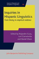 E-book, Inquiries in Hispanic Linguistics, John Benjamins Publishing Company