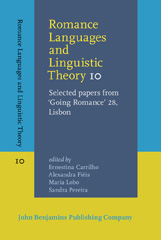 E-book, Romance Languages and Linguistic Theory 10, John Benjamins Publishing Company