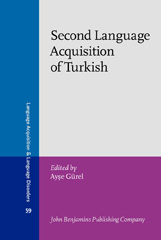 E-book, Second Language Acquisition of Turkish, John Benjamins Publishing Company