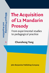 E-book, The Acquisition of L2 Mandarin Prosody, John Benjamins Publishing Company