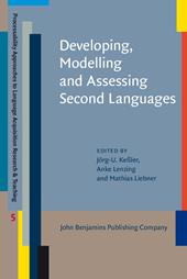 E-book, Developing, Modelling and Assessing Second Languages, John Benjamins Publishing Company