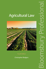E-book, Agricultural Law, Rodgers, Christopher, Bloomsbury Publishing