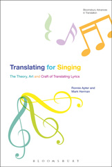 E-book, Translating For Singing, Apter, Ronnie, Bloomsbury Publishing