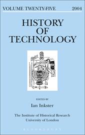 eBook, History of Technology Volume 25, Bloomsbury Publishing