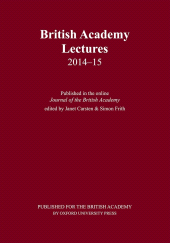 E-book, British Academy Lectures 2014-15, The British Academy