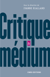 E-book, Critique et medium, CNRS Éditions