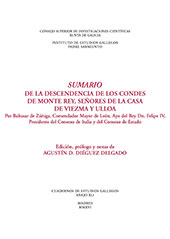 E-book, Sumario de la descendencia de los condes de Monte Rey, señores de la casa de Viezma y Ulloa, CSIC, Consejo Superior de Investigaciones Científicas