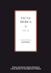 E-book, Fauna ibérica : vol. 42 : Coleoptera : Latridiidae, Otero González, José Carlos, CSIC, Consejo Superior de Investigaciones Científicas