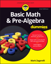 E-book, Basic Math & Pre-Algebra For Dummies, For Dummies