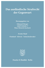 eBook, Das ausländische Strafrecht der Gegenwart. : Bd. 2.: Finnland - Schweiz - Tschechoslowakei., Duncker & Humblot