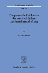 eBook, Die personale Reichweite der strafrechtlichen Geschäftsherrenhaftung., Duncker & Humblot