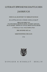E-book, Literaturwissenschaftliches Jahrbuch., Duncker & Humblot