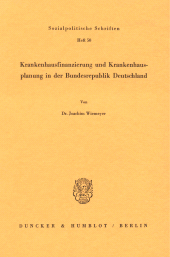 E-book, Krankenhausfinanzierung und Krankenhausplanung in der Bundesrepublik Deutschland., Duncker & Humblot