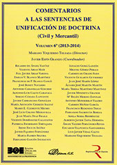E-book, Comentarios a las sentencias de unificación de doctrina : civil y mercantil : volumen 6. (2013-2014), Dykinson