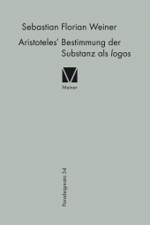 E-book, Aristoteles' Bestimmung der Substanz als logos, Felix Meiner Verlag