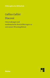 E-book, Discorsi : Unterredungen und mathematische Beweisführung zu zwei neuen Wissensgebieten, Felix Meiner Verlag