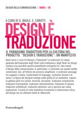 E-book, Design è traduzione : il paradigma traduttivo per la cultura del progetto : Design e traduzione : un manifesto, Franco Angeli