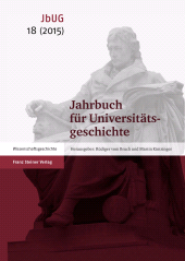 E-book, Jahrbuch für Universitätsgeschichte 18 (2015) : Transnationale Universitätsgeschichte, Franz Steiner Verlag GmbH