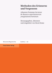 E-book, Methoden des Erinnerns und Vergessens : Johannes Fontanas "Secretum de thesauro experimentorum ymaginationis hominum", Franz Steiner Verlag GmbH
