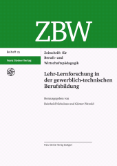 eBook, Lehr-Lernforschung in der gewerblich-technischen Berufsbildung, Franz Steiner Verlag GmbH