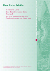 E-book, Hermann Lenz - Das Tagebuch aus dem Nachlaß : Mit einer Spurensuche und einer Familienerinnerung von Hanne Lenz, Franz Steiner Verlag GmbH