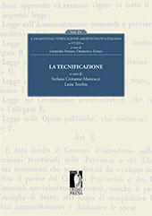E-book, Studi per i 150 anni dell'unificazione amministrativa italiana : vol. IV : la tecnificazione, Firenze University Press