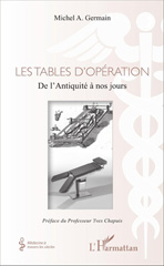 E-book, Les tables d'opération : de l'Antiquité à nos jours, L'Harmattan