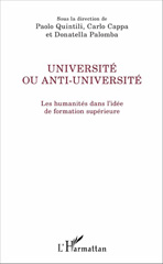 E-book, Université ou anti-université : Les humanités dans l'idée de formation supérieure, Quintili, Paolo, L'Harmattan