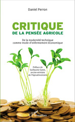 E-book, Critique de la pensée agricole : De la modernité technique comme mode d'enfermement économique, L'Harmattan