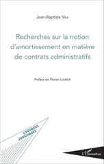 E-book, Recherches sur la notion d'amortissement en matière de contrats administratifs, L'Harmattan